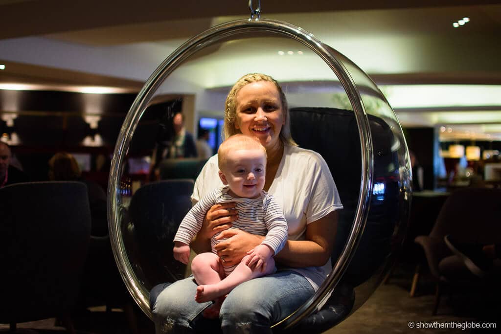 Virgin Upper Class with baby