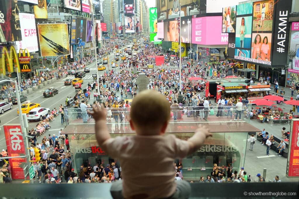 new york with a baby