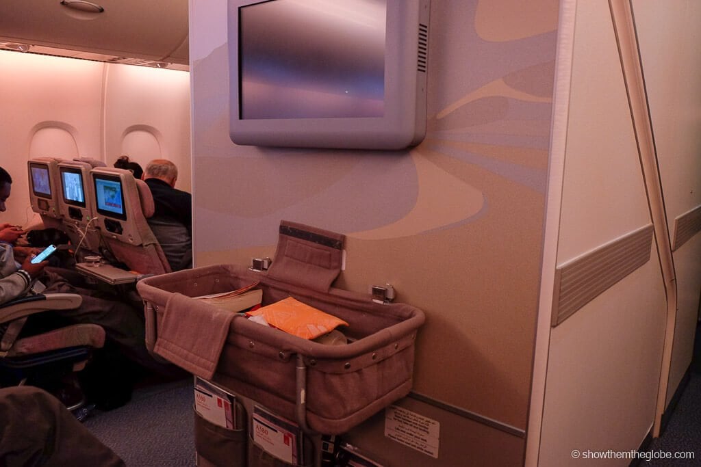 bassinet seat emirates economy