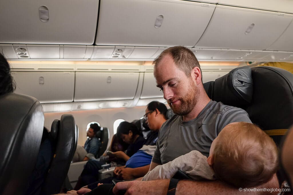ScootBiz with a baby