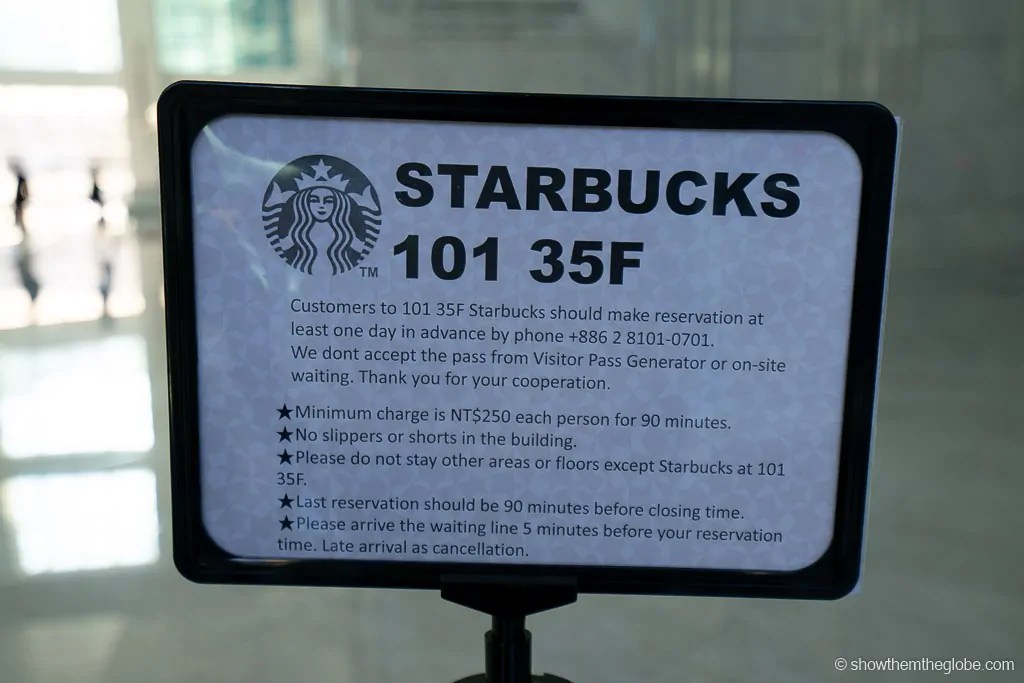 Starbucks Taipei 101