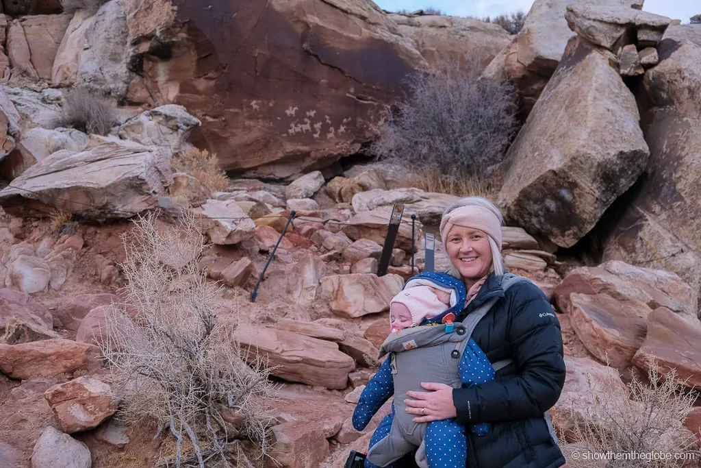 Delicate Arch trail with kids