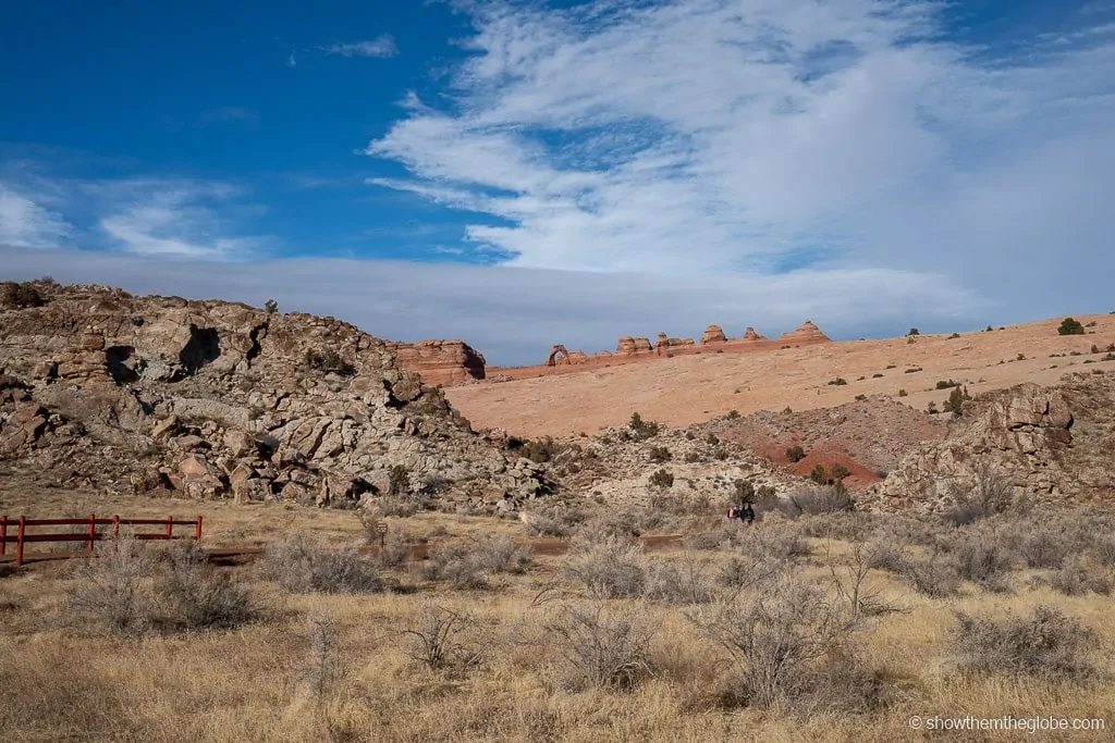 Delicate Arch trail with kids