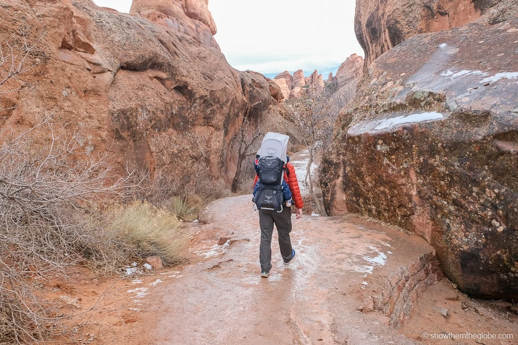 Hiking with our kids in Arches National Park